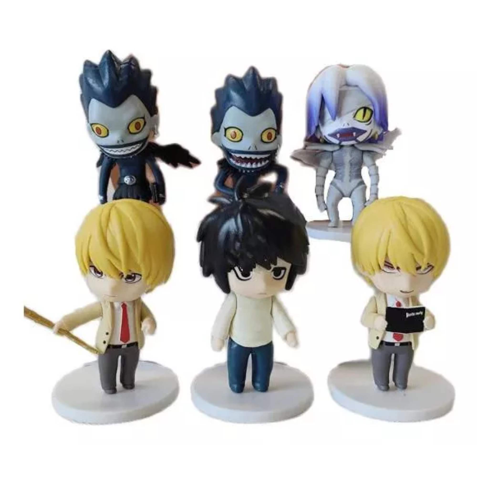 Set 6 Figuras Death Note 10cm Anime Muñecos Coleccion