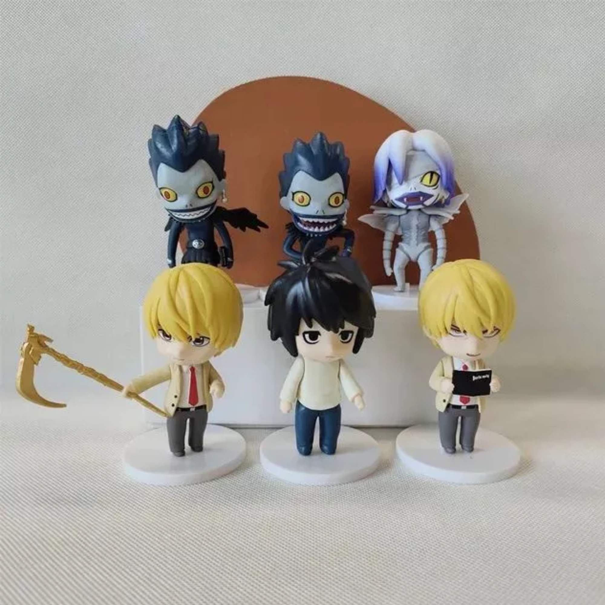 Set 6 Figuras Death Note 10cm Anime Muñecos Coleccion