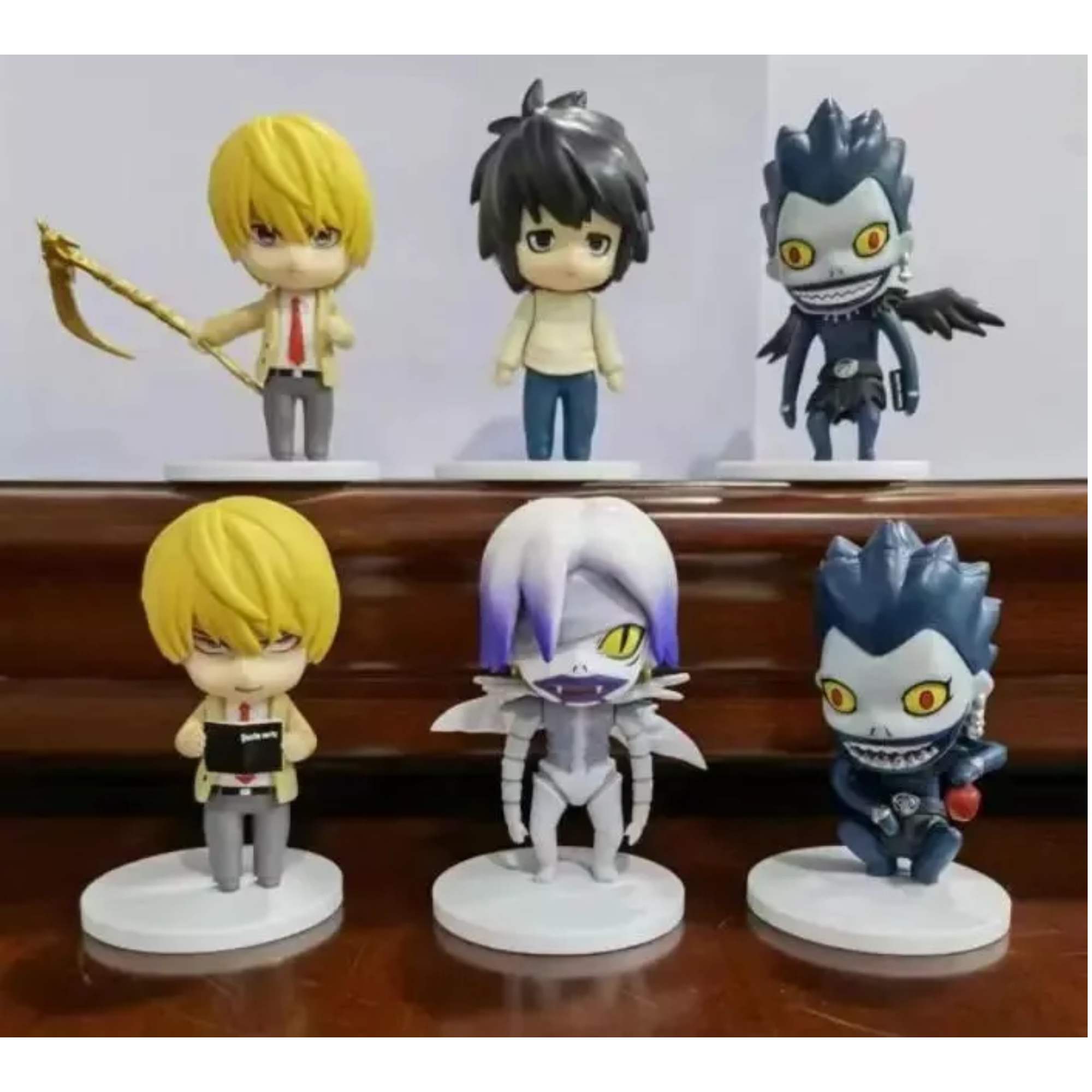 Set 6 Figuras Death Note 10cm Anime Muñecos Coleccion