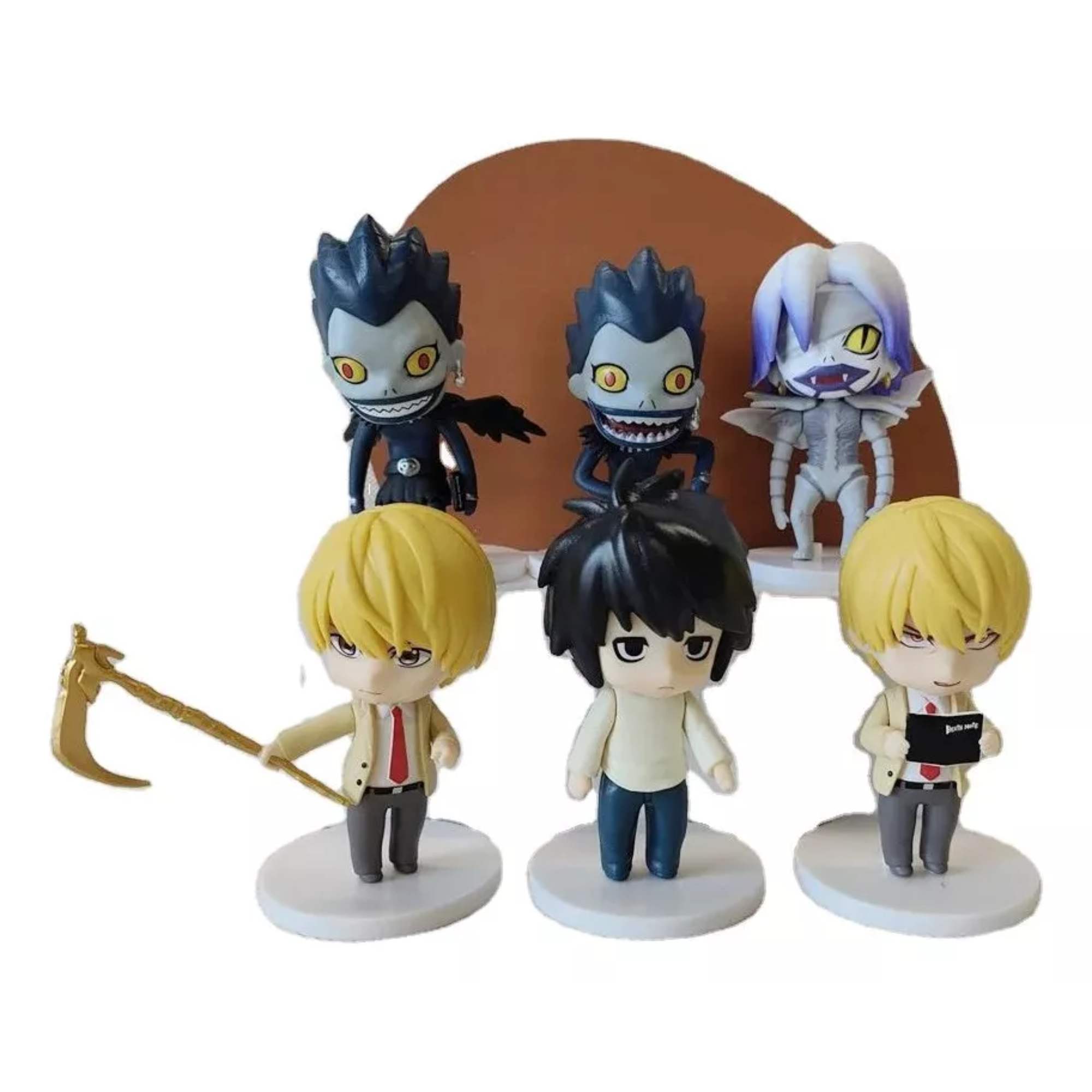 Set 6 Figuras Death Note 10cm Anime Muñecos Coleccion