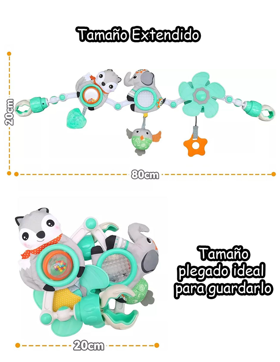 Juguete Movil Colgante para Cuna o Carriola Gym  Multifuncional