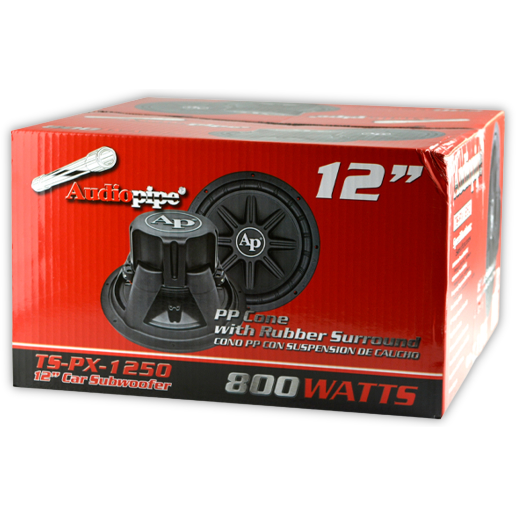 Subwoofer Doble Bobina Audiopipe TSPX1250 12 PLG 800W