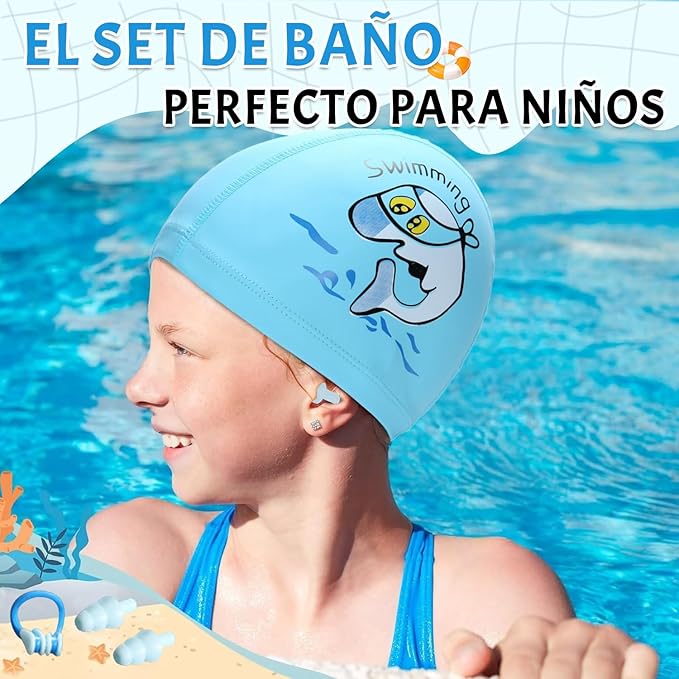 A Gafas de natación, Gorro de natación para niños