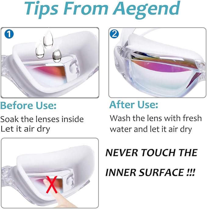 A Gafas de natación,Sebami Gafas para Nadar Protección UV antivaho gogles para natacion