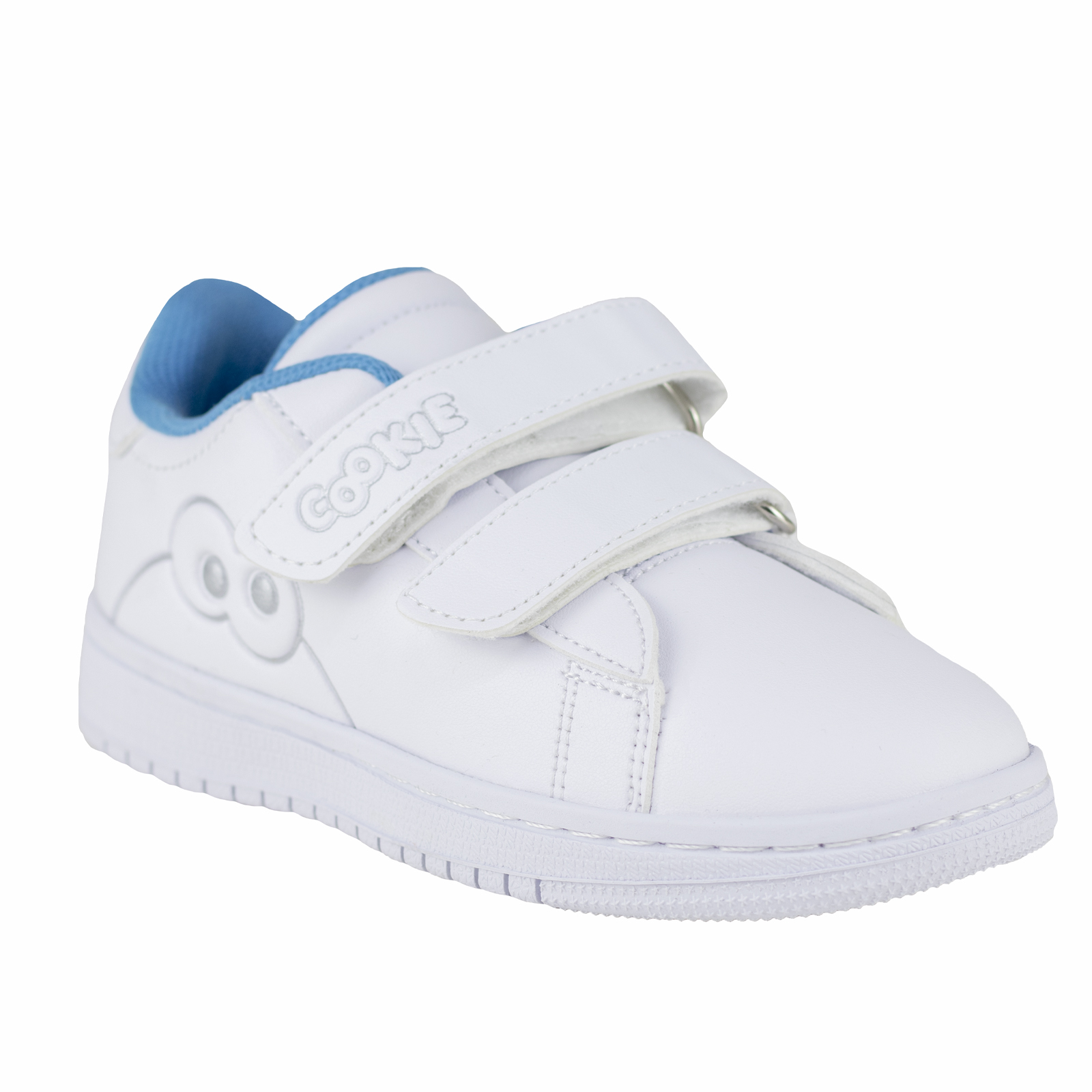 Tenis Blanco Azul Escolar Niño Plaza Sesamo Karsten 41506-1A Choclo Urban