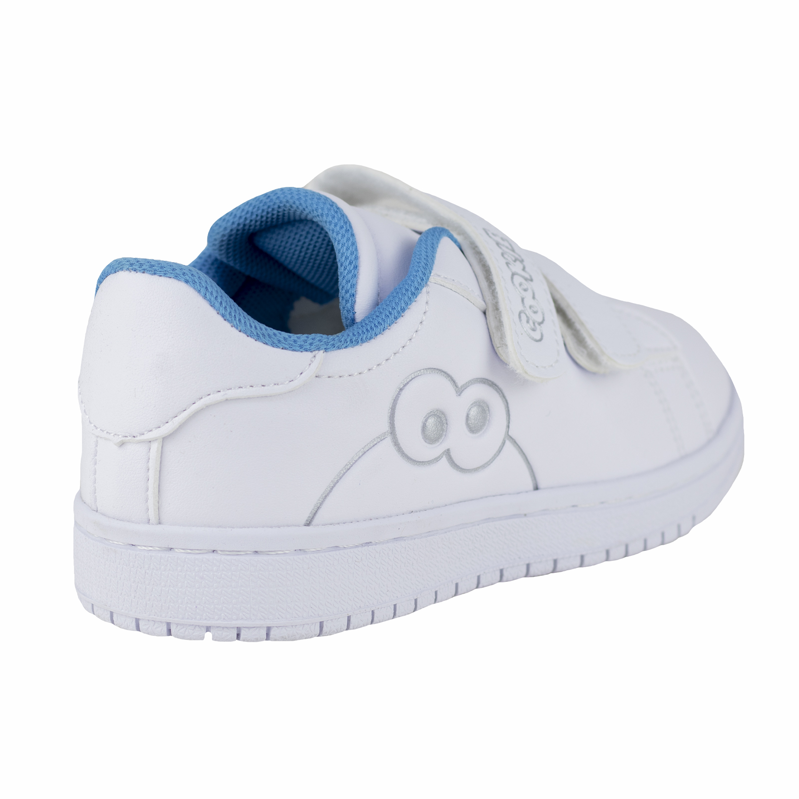 Tenis Blanco Azul Escolar Niño Plaza Sesamo Karsten 41506-1A Choclo Urban