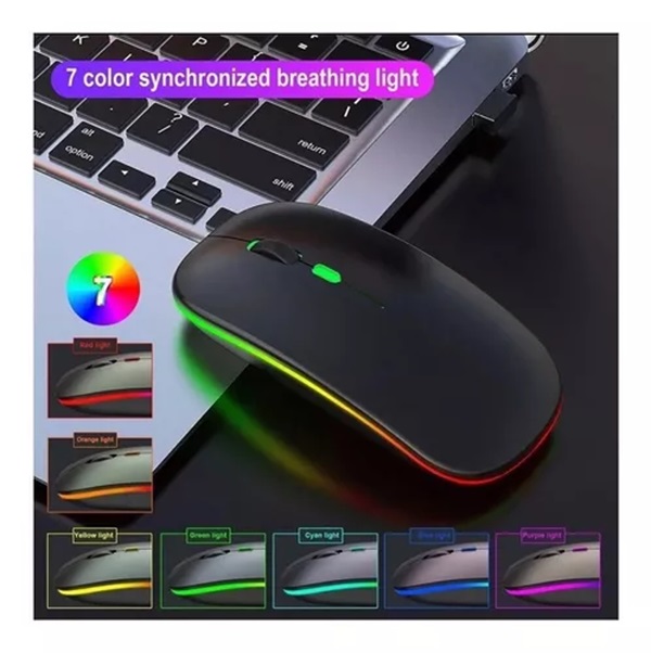 Mouse Gamer Inalambrico Recargable usb 2.4 wireless - Juglute