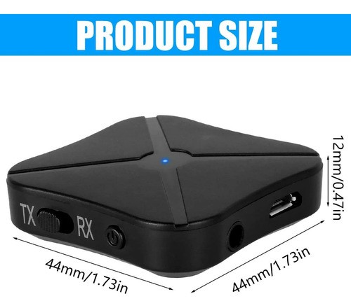 Transmisor Receptor 2 En 1 Bluetooth Audio Estéreo Bluetooth