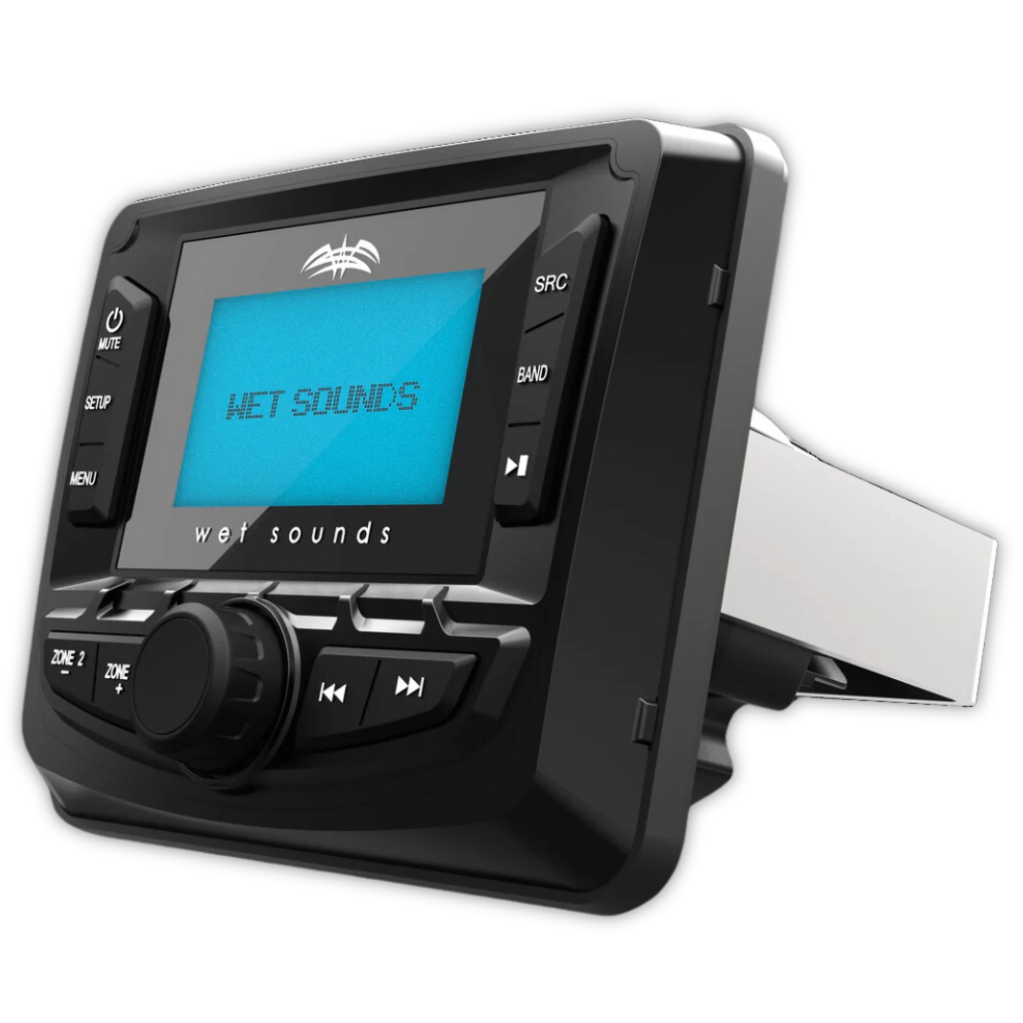 Estéreo Digital Marino Wet Sounds WS-MC-5 Bluetooth Auxiliar 3.5 mm LCD 
