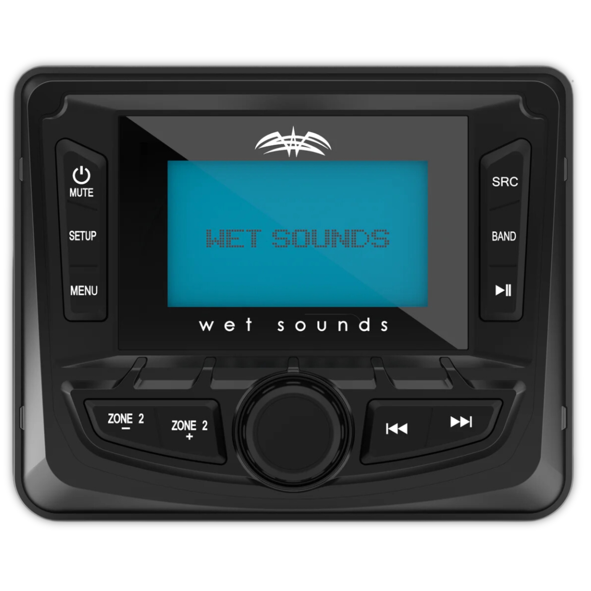 Estéreo Digital Marino Wet Sounds WS-MC-5 Bluetooth Auxiliar 3.5 mm LCD 
