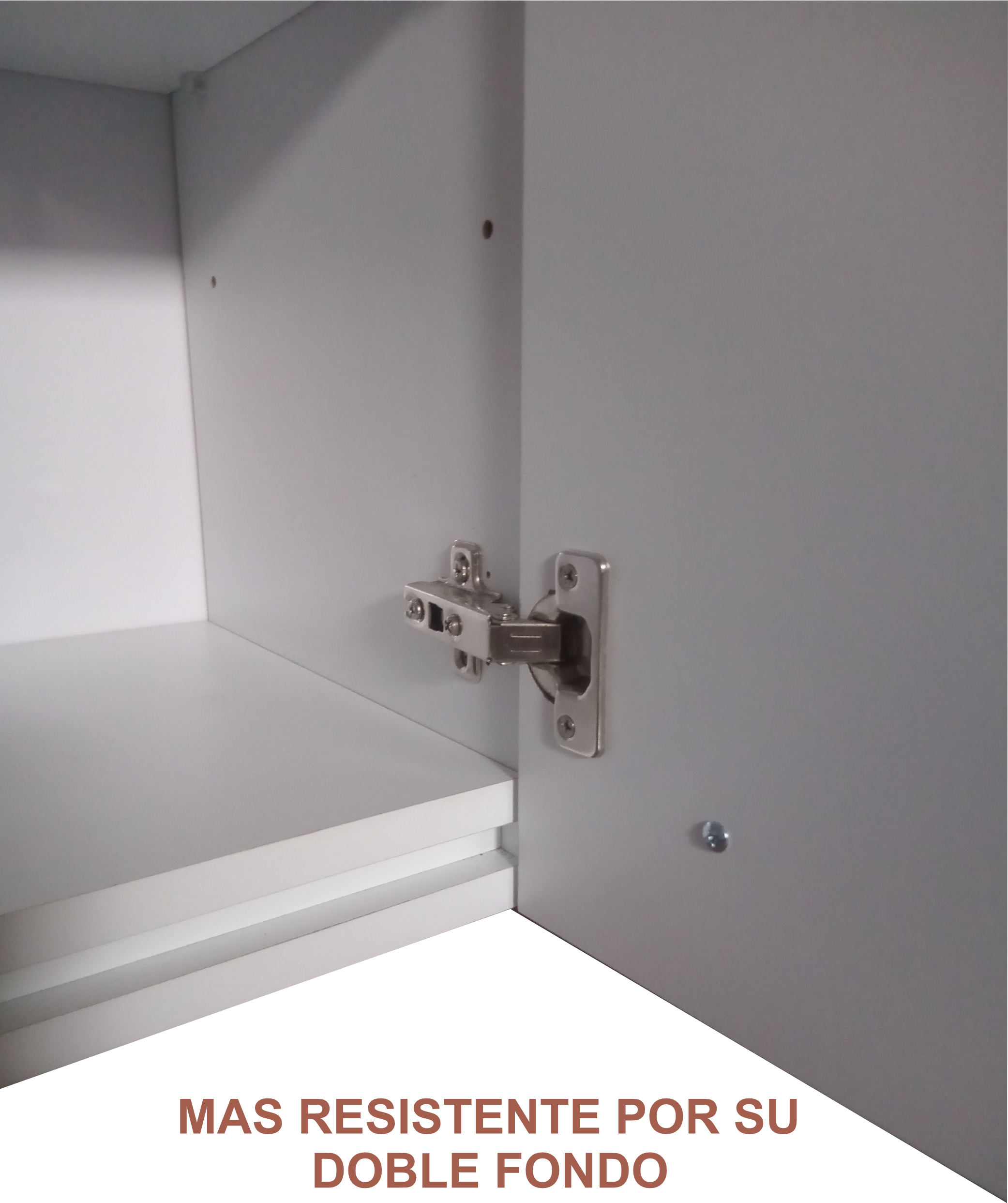 ALACENA DE COCINA BLANCA 2 PUERTAS DOBLE BASE  60CM  SE ENVIA ARMADA  JV.