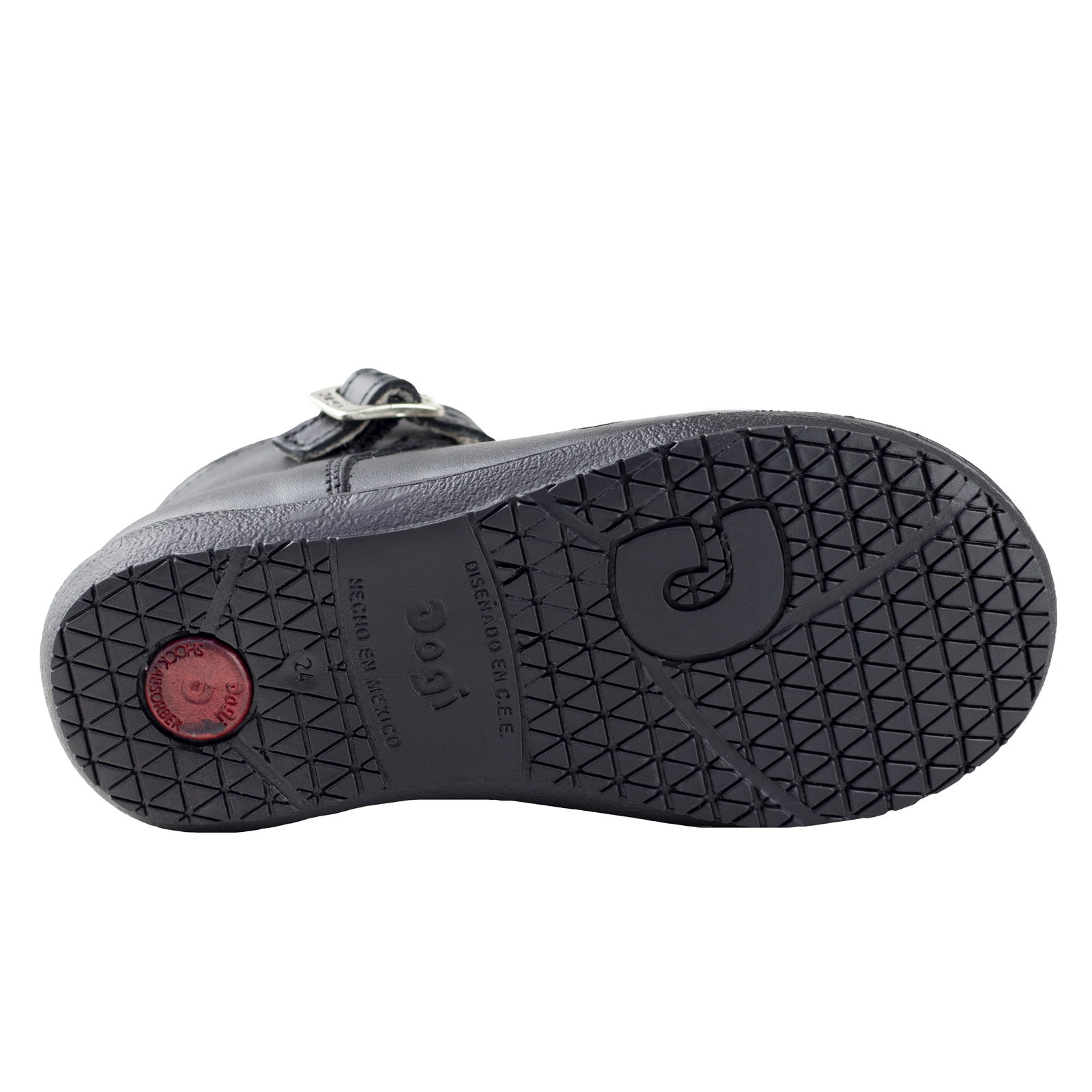 Zapato Negro Bota Niña Dogi E2020 Negro Confort Piel 13-17.5