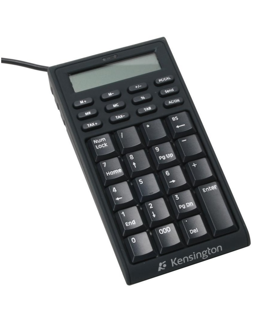 Kensington Teclado numérico USB, Alámbrico con 2 Puertos USB, KP8693