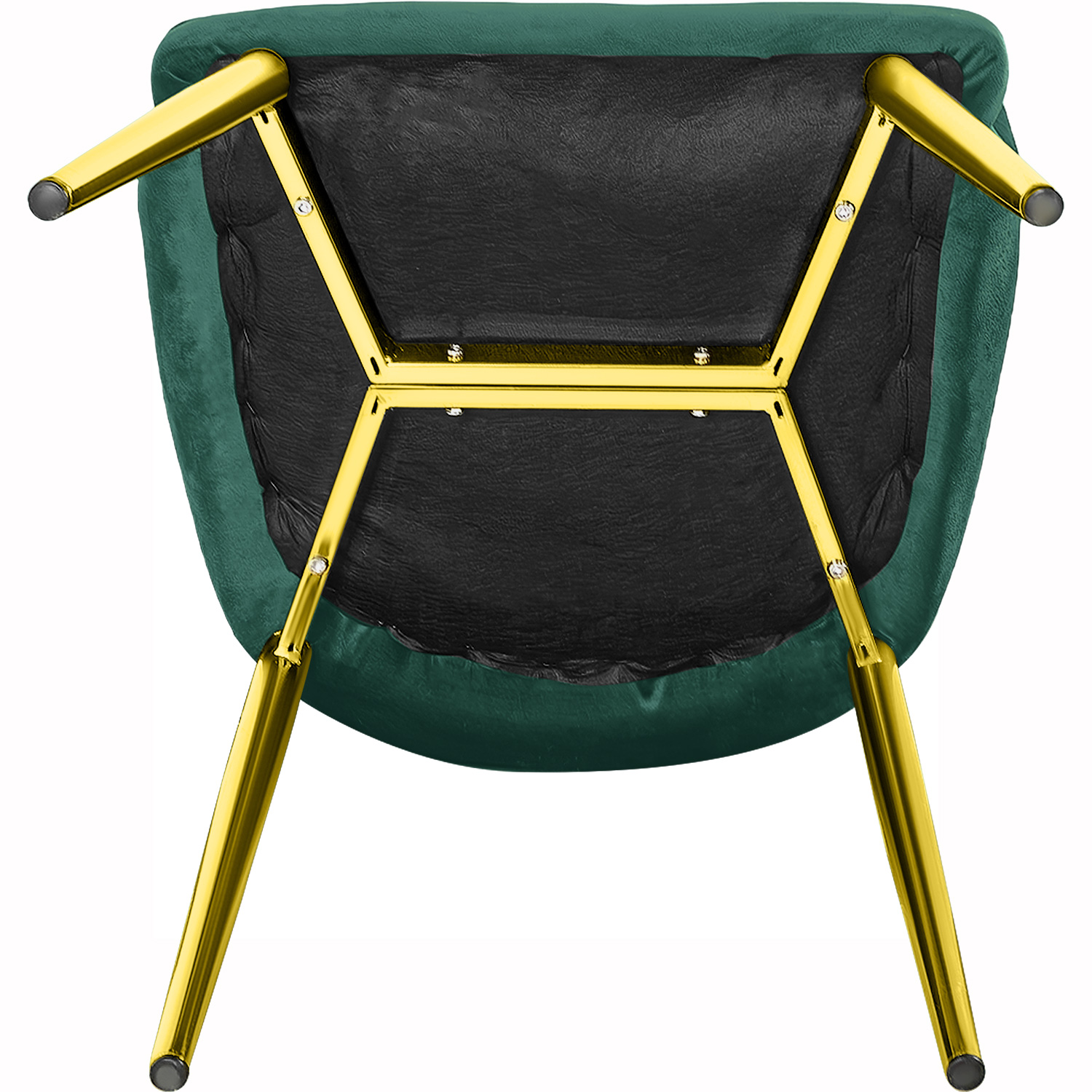 Set 2 Sillones Sillas Comedor Modernos Terciopelo Elegantes Verde