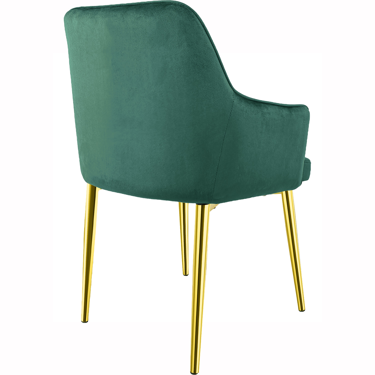 Set 2 Sillones Sillas Comedor Modernos Terciopelo Elegantes Verde