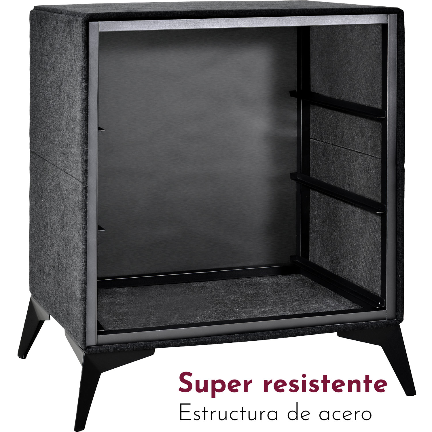 Buro Cajonera 3 Cajones Tela Tejido Comoda Recamara