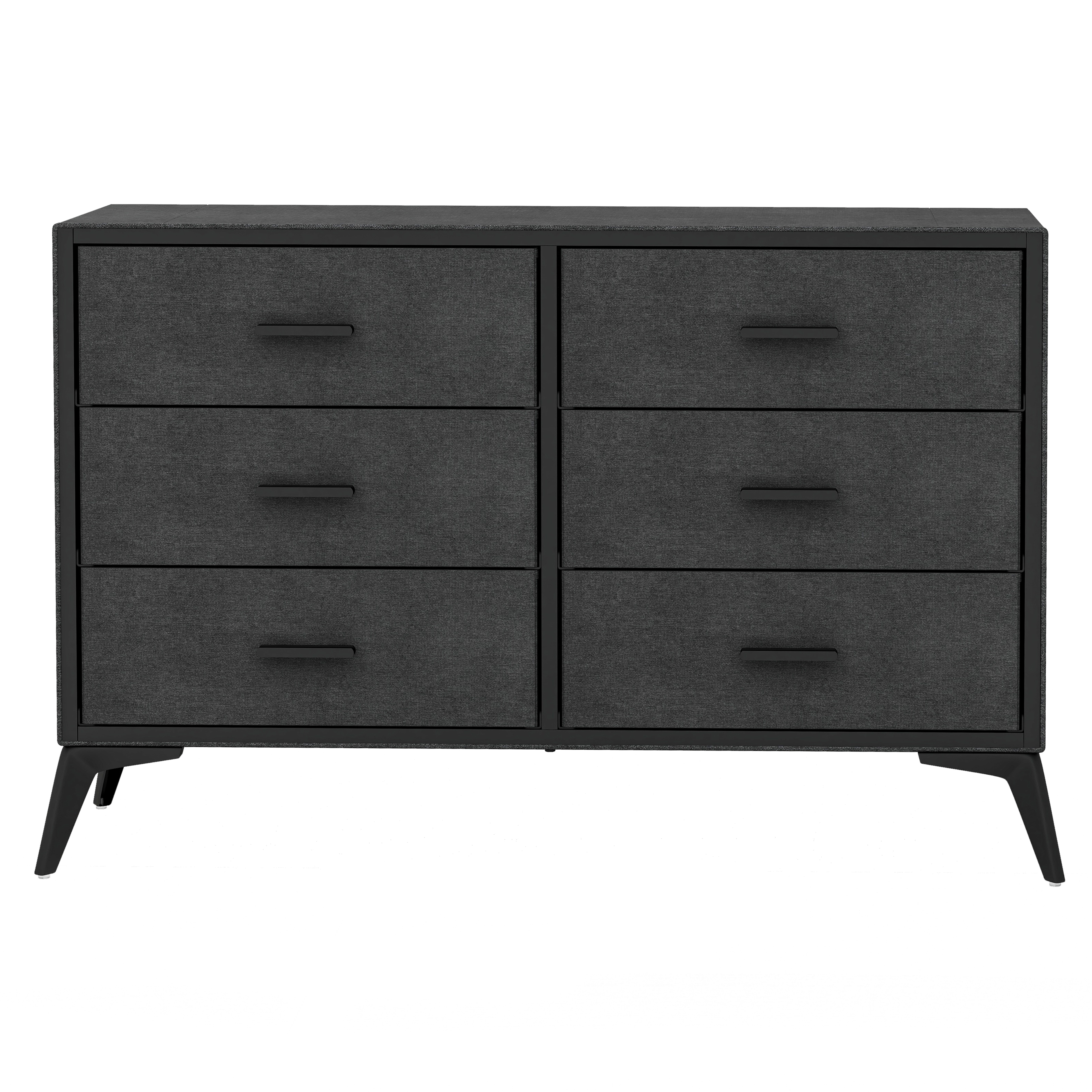 Comoda Mueble Cajonera Buro 6 Cajones Tela Tejido Recamara
