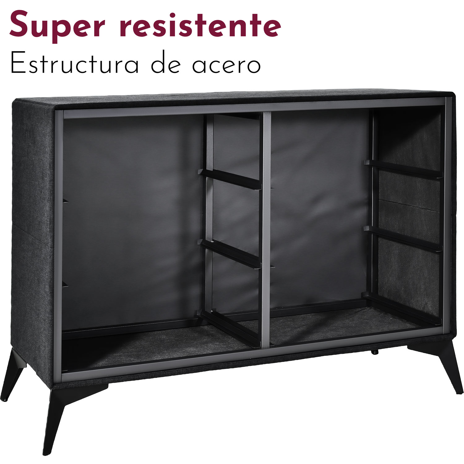 Comoda Mueble Cajonera Buro 6 Cajones Tela Tejido Recamara