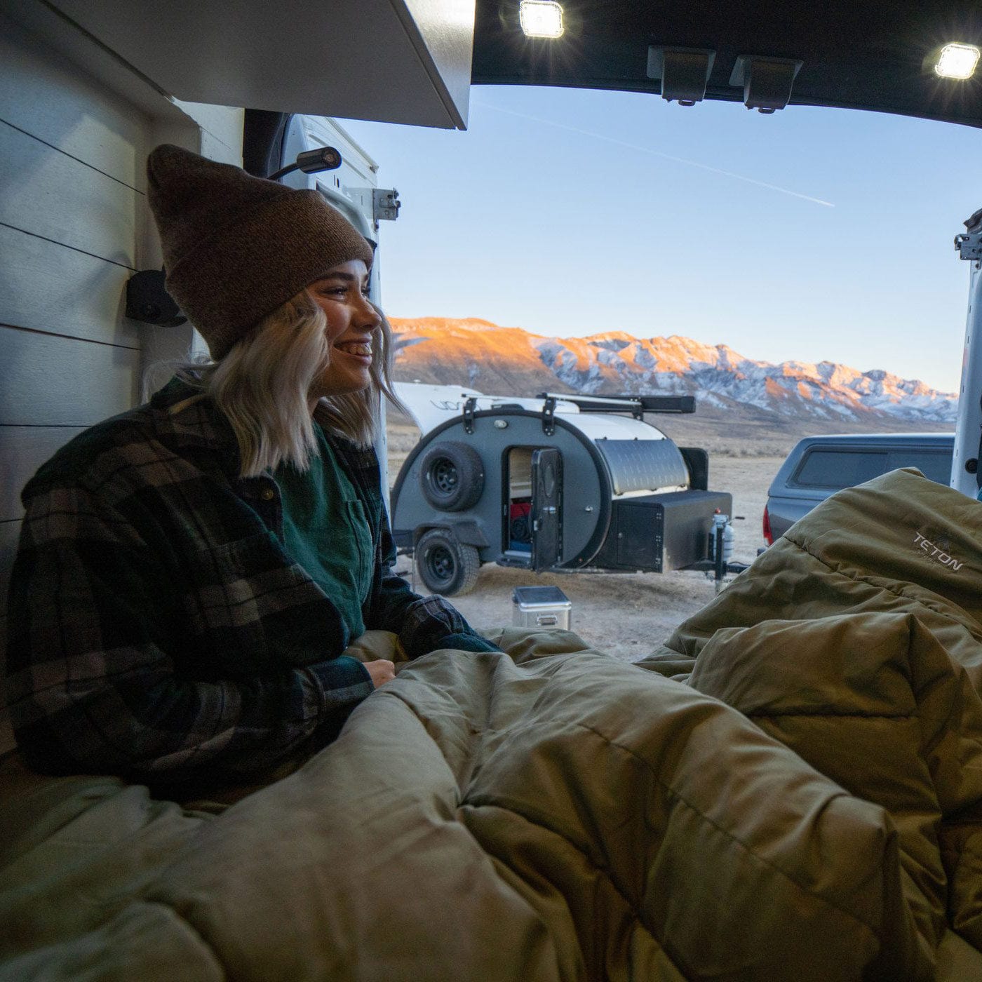 Sleeping "Evergreen" -17 °C Rojo / Azul Teton Sports