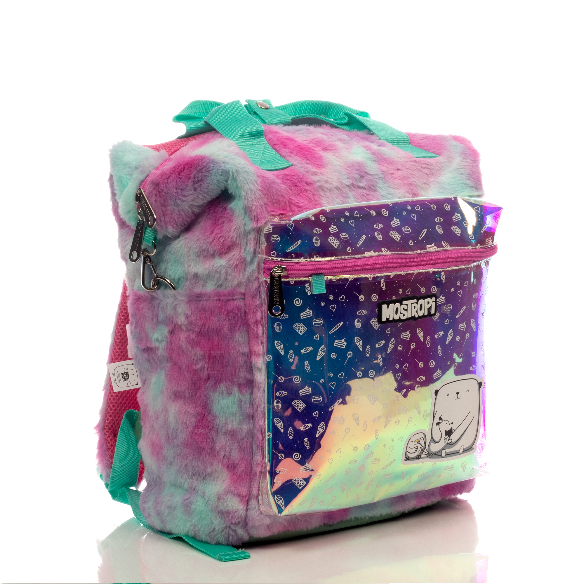 Mochila Atm Mostropi  Original Con Asa Y Tirantes Para Espalda, Colores  Morado