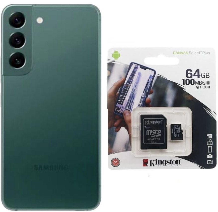 Samsung Galaxy S22 Plus color Verde 256GB Reacondicionado más Memoria Micro SD de regalo