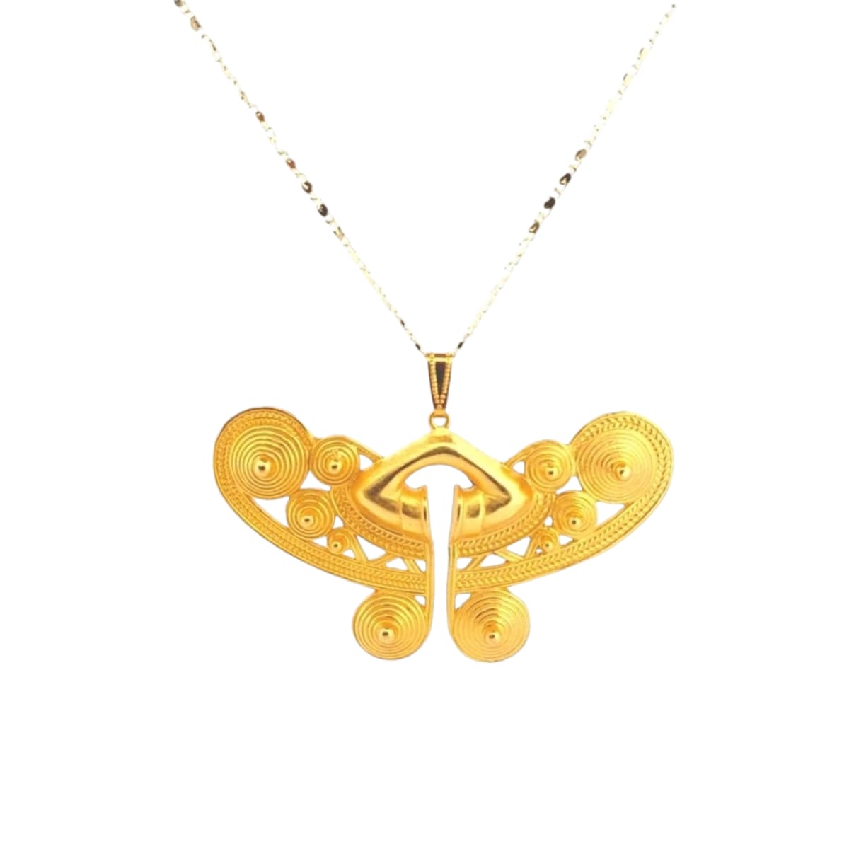 Dije Mariposa Tayrona 7.5 x 5.5 Cm Precolombino Joyeria M De Leon