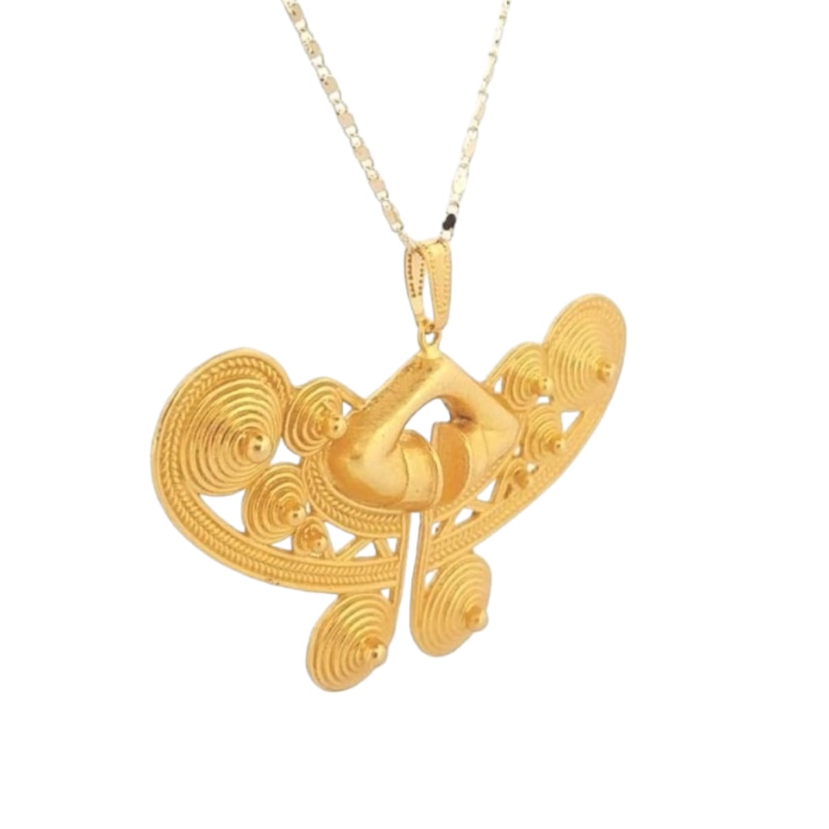 Dije Mariposa Tayrona 7.5 x 5.5 Cm Precolombino Joyeria M De Leon