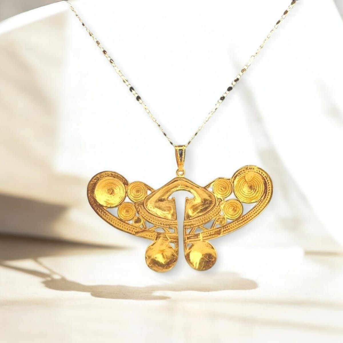 Dije Mariposa Tayrona 7.5 x 5.5 Cm Precolombino Joyeria M De Leon