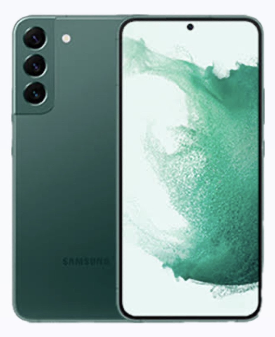 Samsung Galaxy S22 Plus color Verde 256GB Reacondicionado más Funda Protectora y Audífonos de regalo