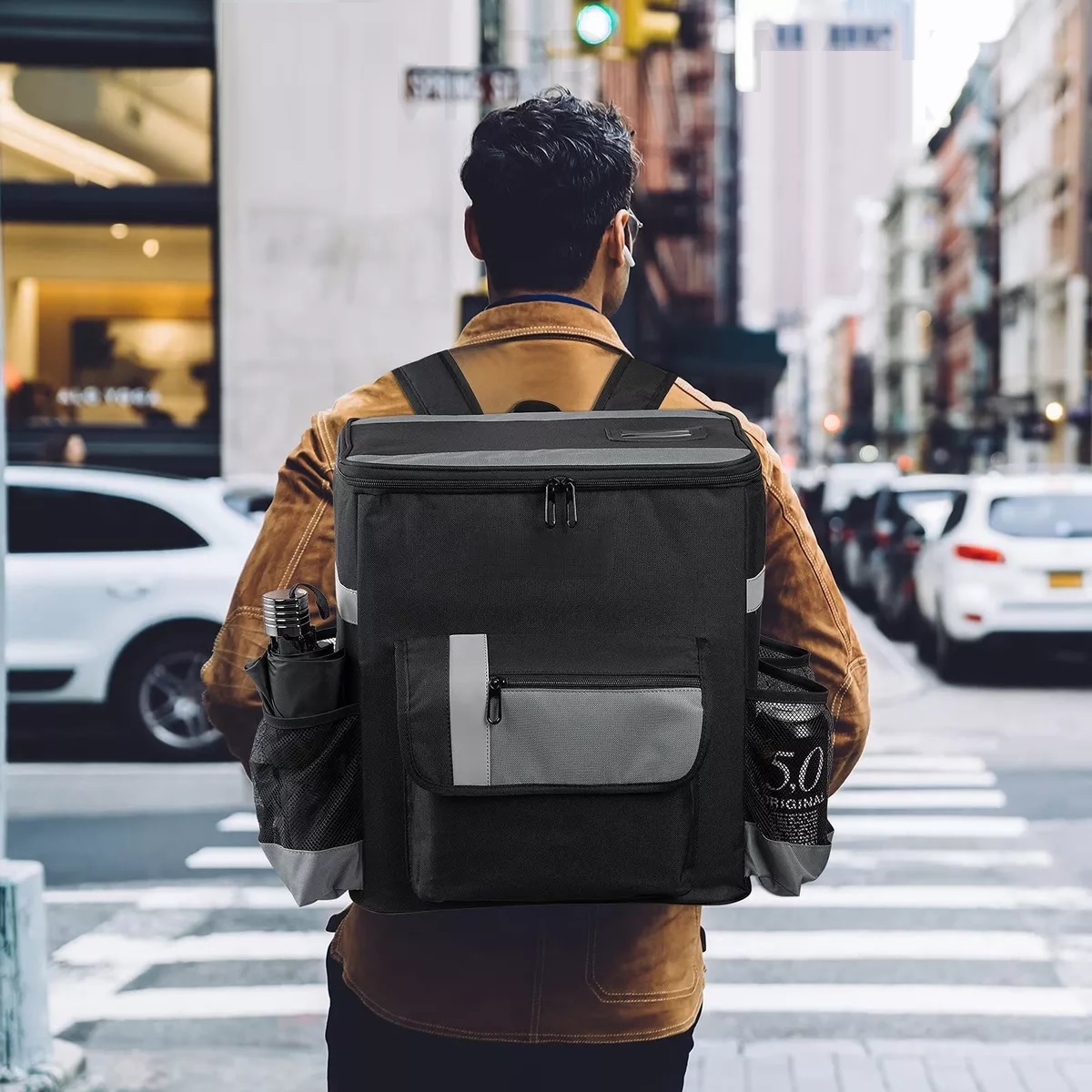 Mochila Repartidor Térmica Impermeable Tipo Uber Eats Didi Rappi Delivery