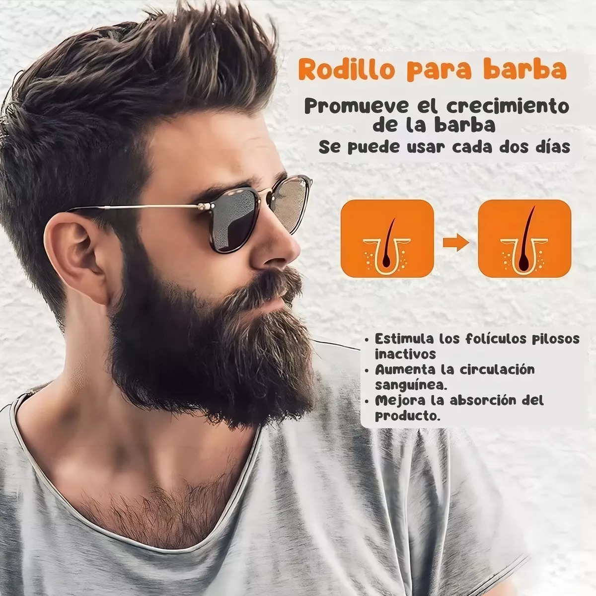 Shzhdikun 0.5mm 1200 Microagujas Dermaroller Hair Roller Barba Cabello