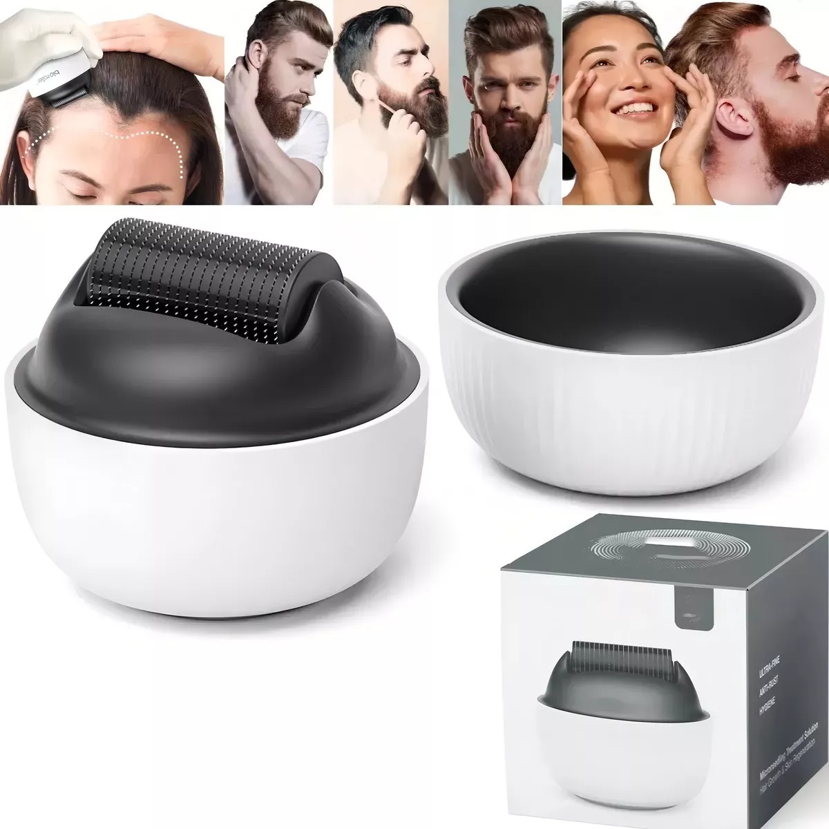 Shzhdikun 0.5mm 1200 Microagujas Dermaroller Hair Roller Barba Cabello