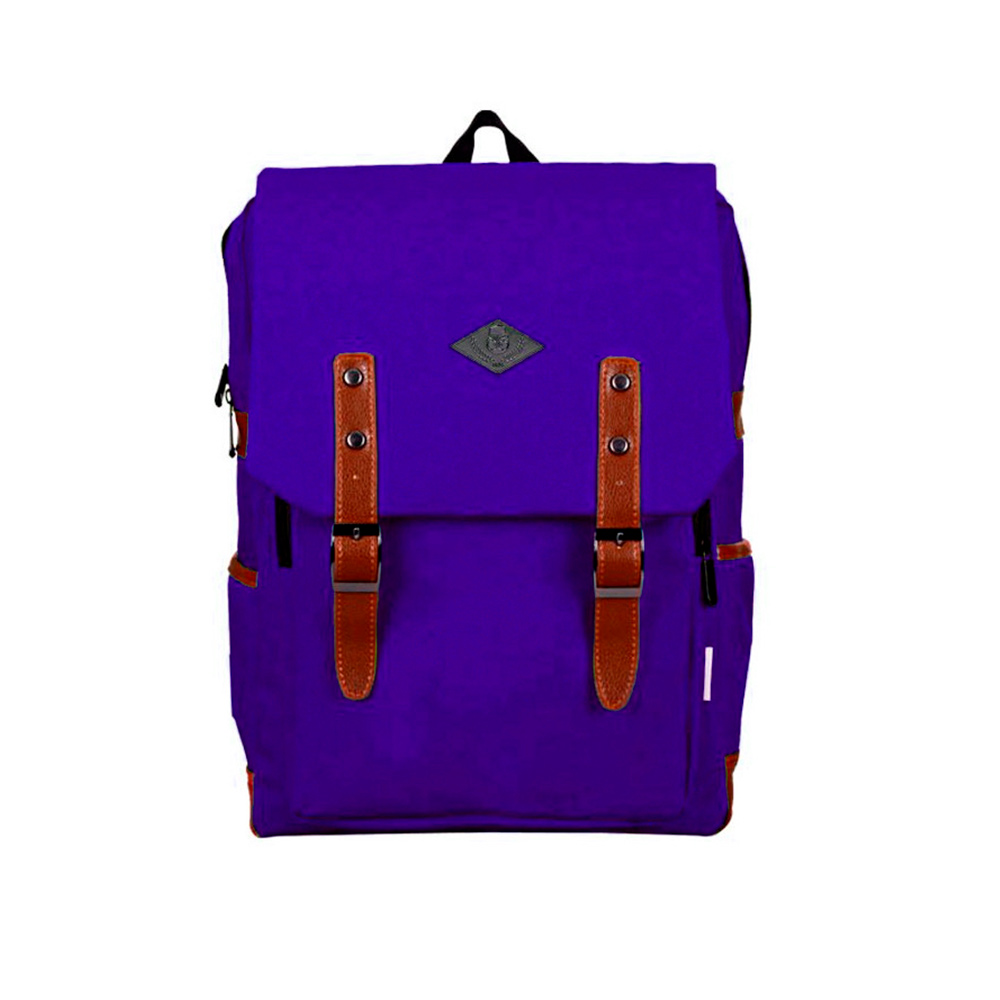 Mochila escolar vintage Morado