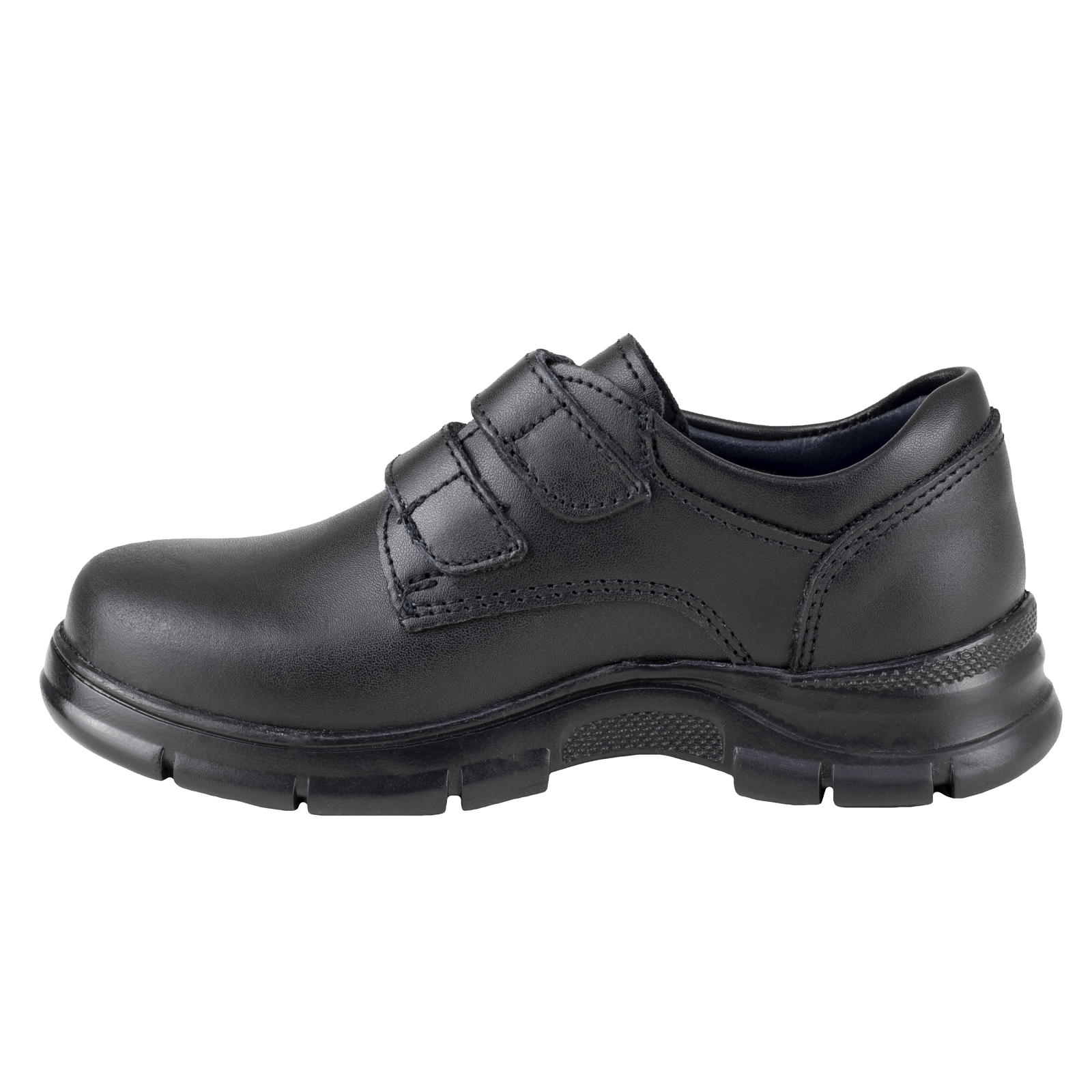 Zapato Escolar Yuyin Choclo Niños 23280 Negro Doble Velcro
