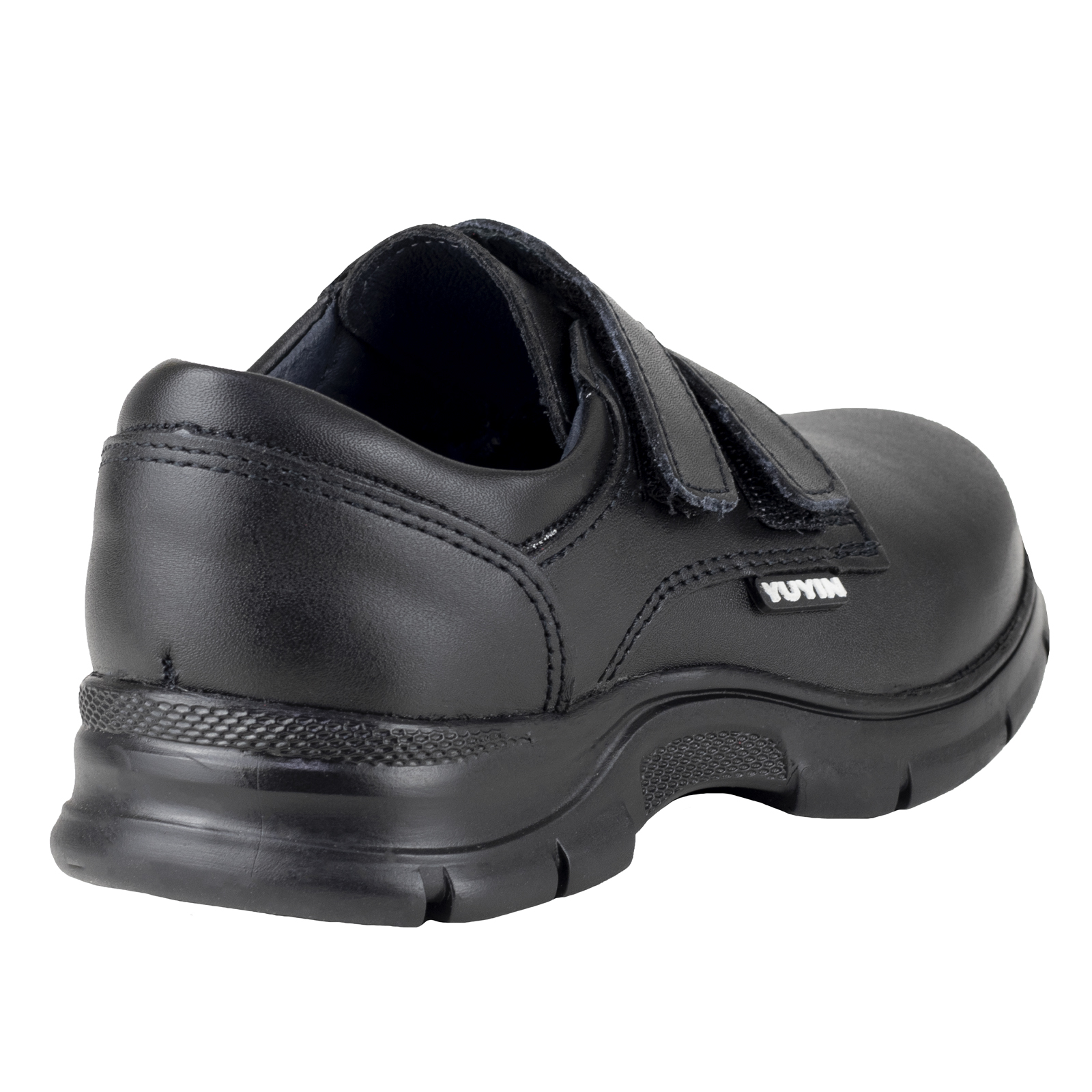 Zapato Escolar Yuyin Choclo Niños 23280 Negro Doble Velcro