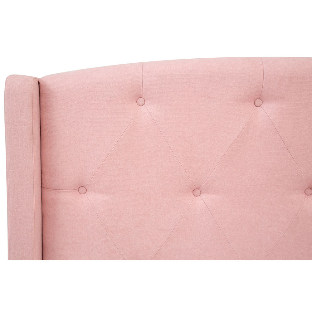 Colchón Spring Air Marte individual con Cabecera Zefyr Rosa