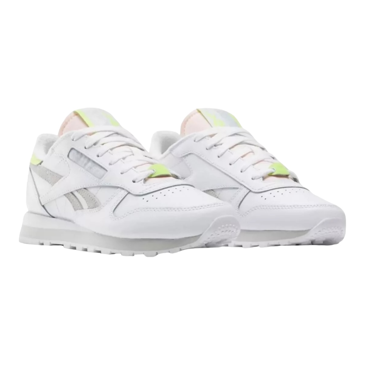 Tenis Reebok Classic Leather Casual Blanco Para Mujer 100% Original