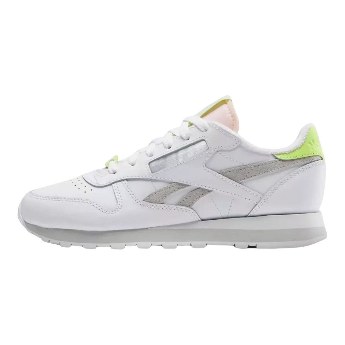 Tenis Reebok Classic Leather Casual Blanco Para Mujer 100% Original