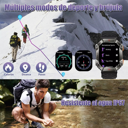 Smartwatch Kr80 Hd Bluetooth Reloj Inteligente