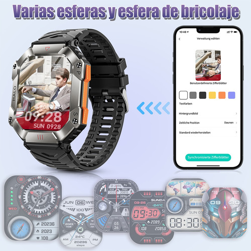 Smartwatch Kr80 Hd Bluetooth Reloj Inteligente