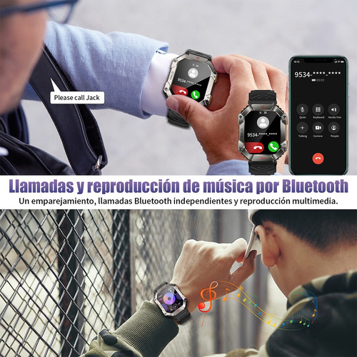 Smartwatch Kr80 Hd Bluetooth Reloj Inteligente