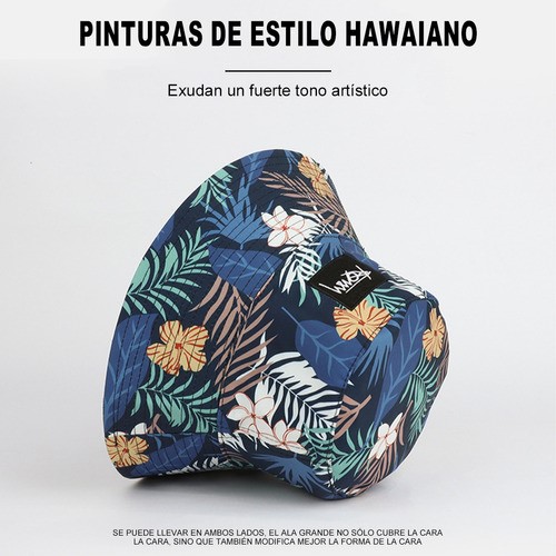 Gorro Bucket Hat Sombrero Para Sol Unixes Cocotero negro