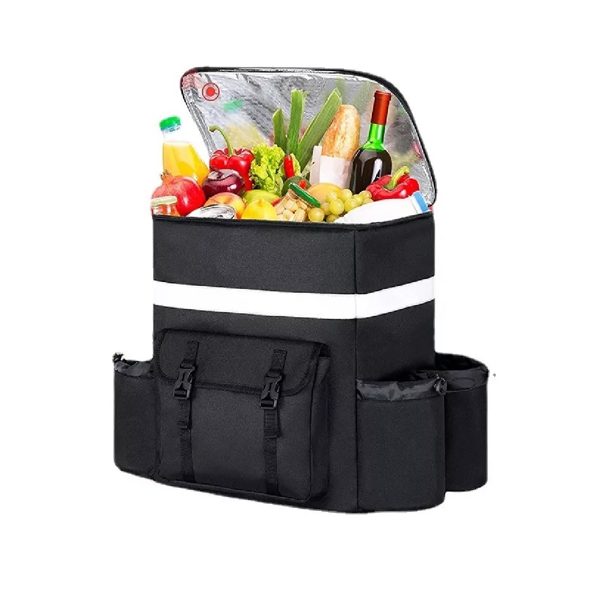 Mochila Térmica Multifuncional Delivery Backpack Repartidor Con Divisores 