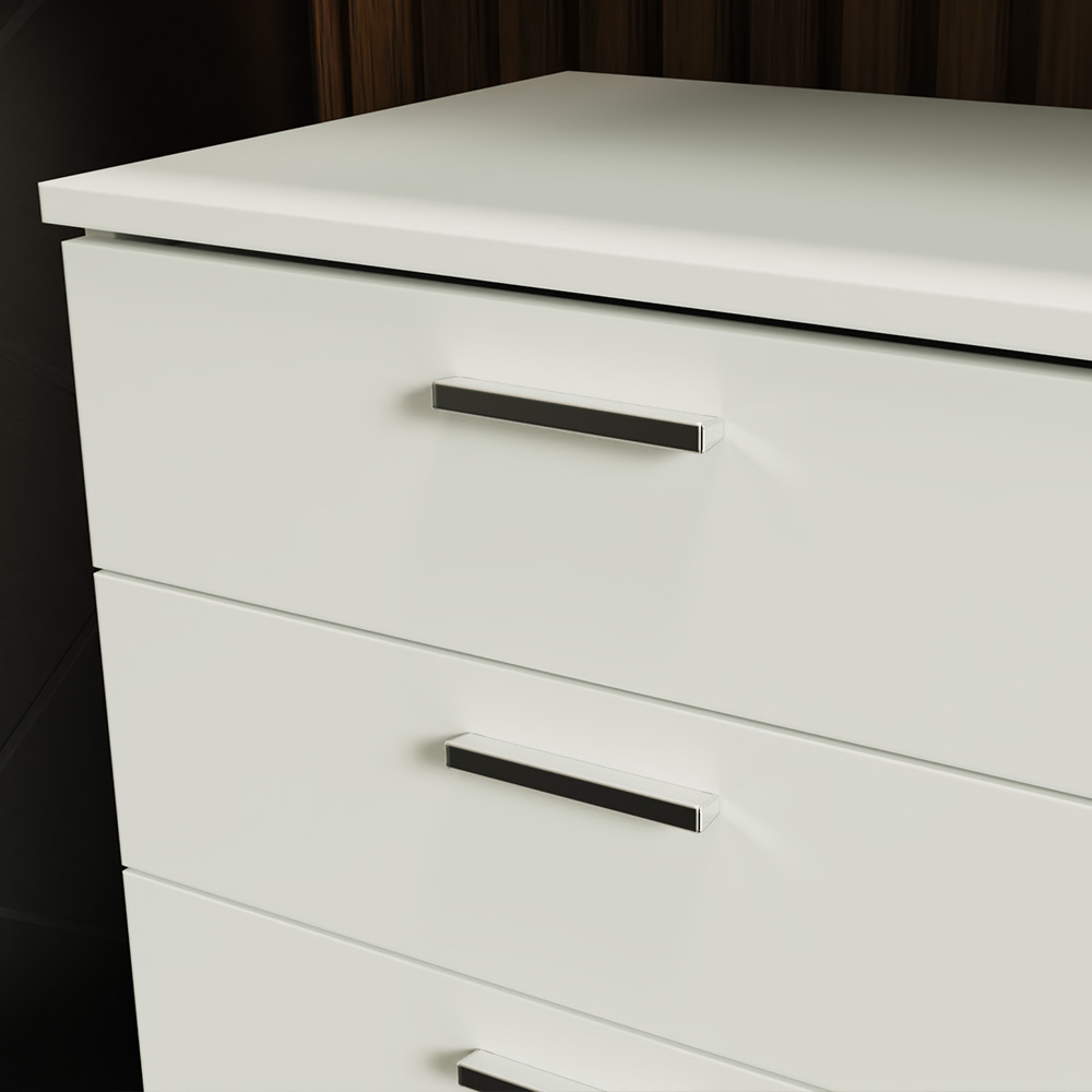 Cajonera para Baño con 3 Cajones y Ruedas Madesa Blanco 