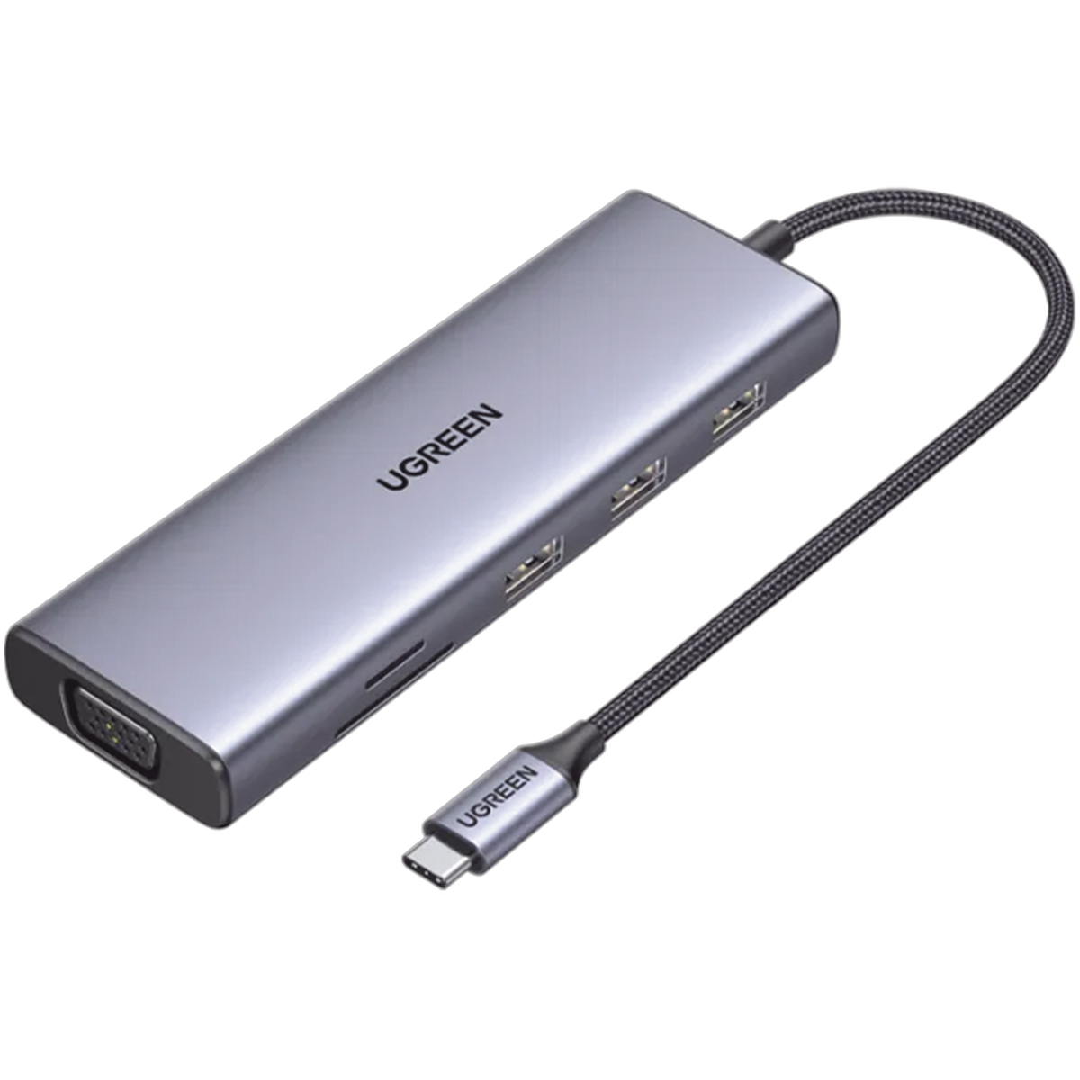 Hub Usb-c 9 En 1 | 3 Usb-a 3.0carga 100w Hdmi 4k@30hz Rj45 C