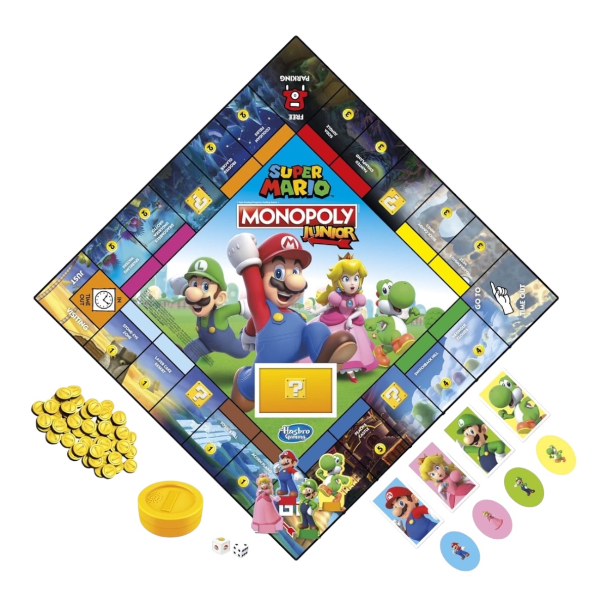 Monopoly Junior Super Mario Hasbro Gaming Juego De Mesa