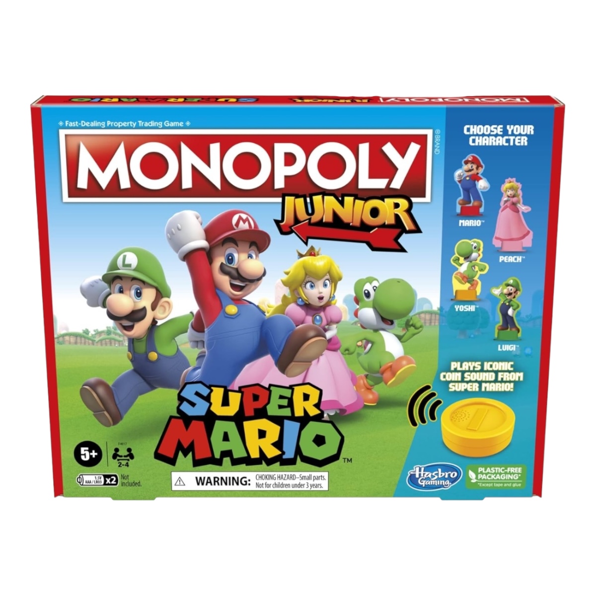 Monopoly Junior Super Mario Hasbro Gaming Juego De Mesa