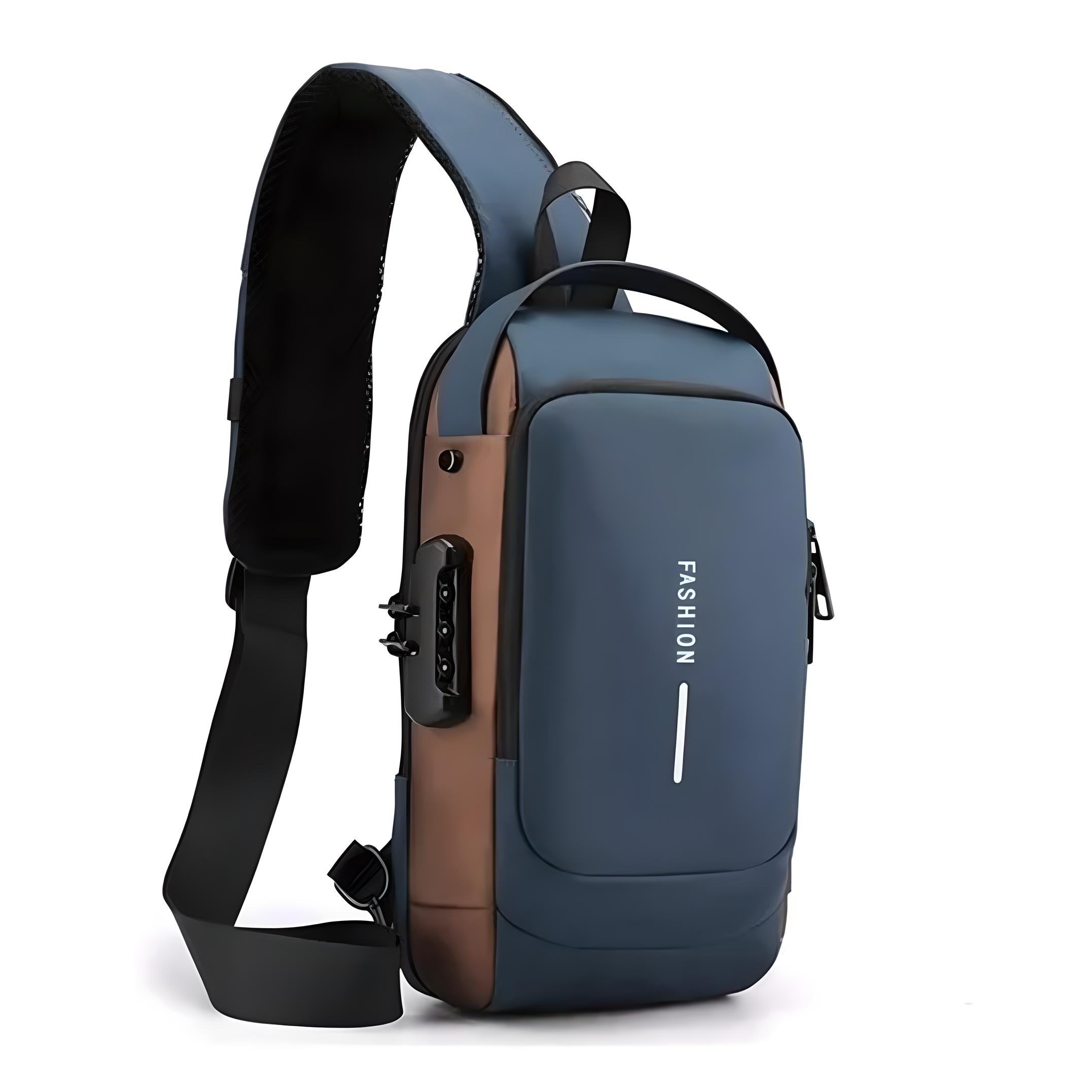 Usb Bolso De Pecho Bolso De Moto Para Hombre Bolso Bandolera