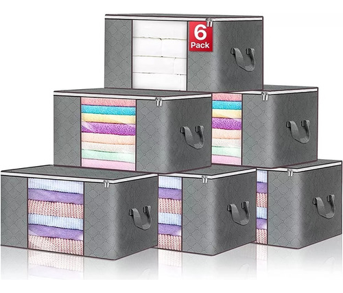 Bolsa Almacenaje Multiusos 6-pack Plegable Cobijas Edredón Shopilinc ITEM 23 Color Grs