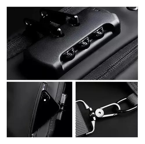 Usb Bolso De Pecho Bolso De Moto Para Hombre Bolso Bandolera